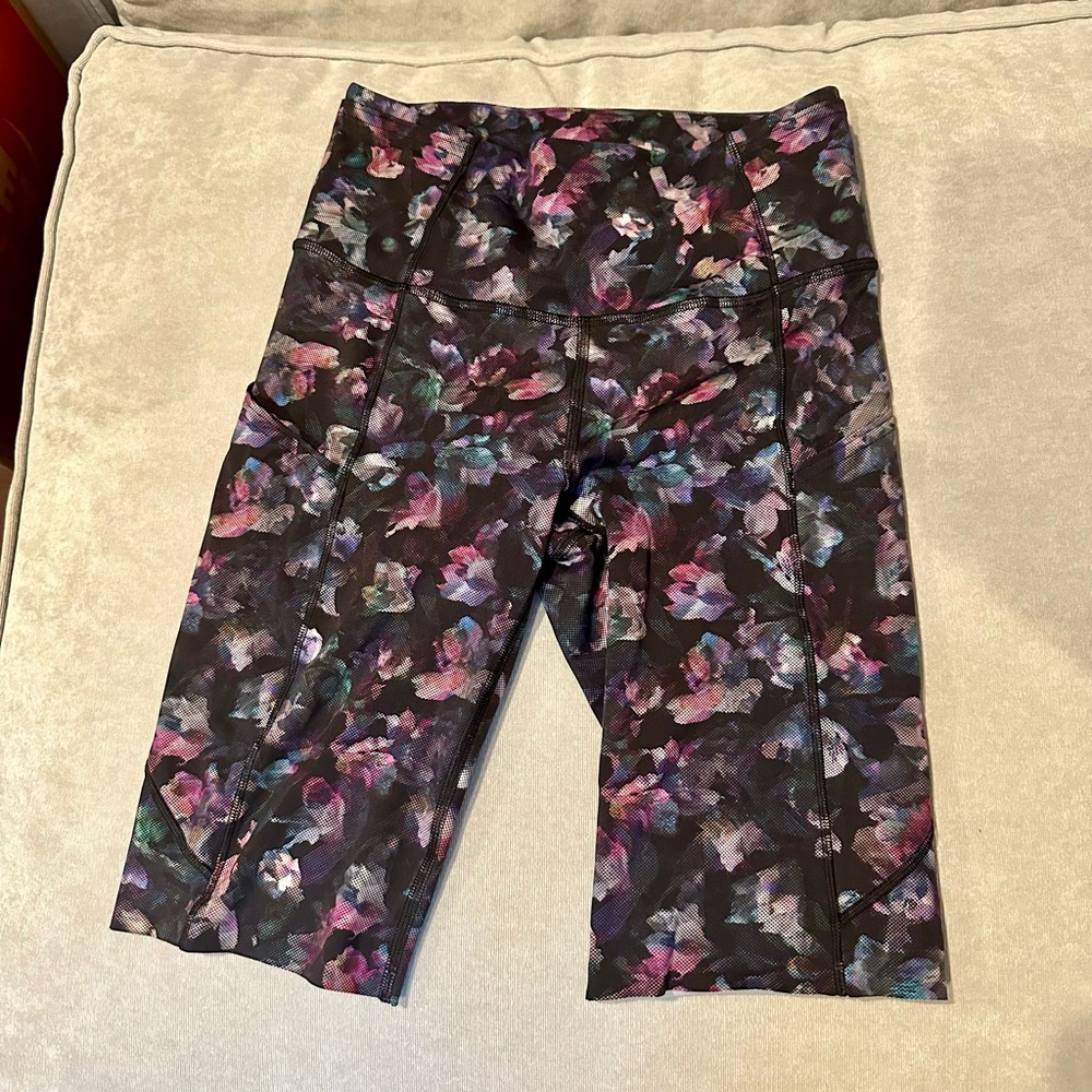 Lululemon fast and free shorts, 8” inch, Activate Floral Multi